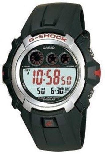 Casio Watchband G-3011, G-3000, G-3001, G-3010 G-Shock Black Resin Strap