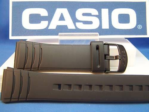 Casio Watchband DBC-32. Data Bank Black Resin Strap