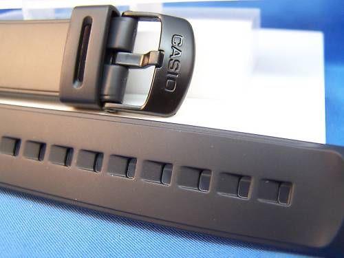 Casio watchband DBC-32. Data Bank Black Resin