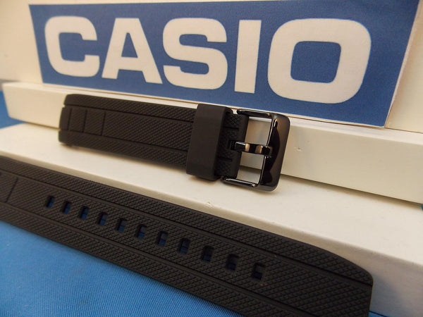 Casio Watch Band EFA-132 Black Resin Edifice Strap Watchband