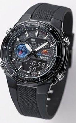 Casio Watchband EFA-131 Edifice Black Resin Strap