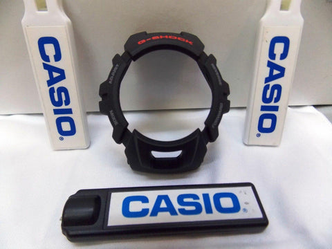 Casio Watch Parts G-2900 Outer Bezel / Shell Black W/ Red G-Shock letters