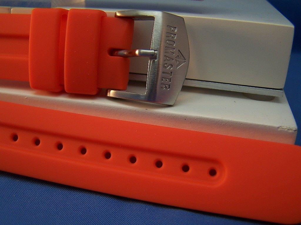 Citizen watchband JV0030. Promaster 26mm Orange Resin Watchband /