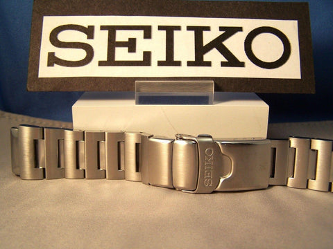 Seiko WatchBand SKX781 Orange Monster Scuba 20mm Bracelet w/PButton Buckle