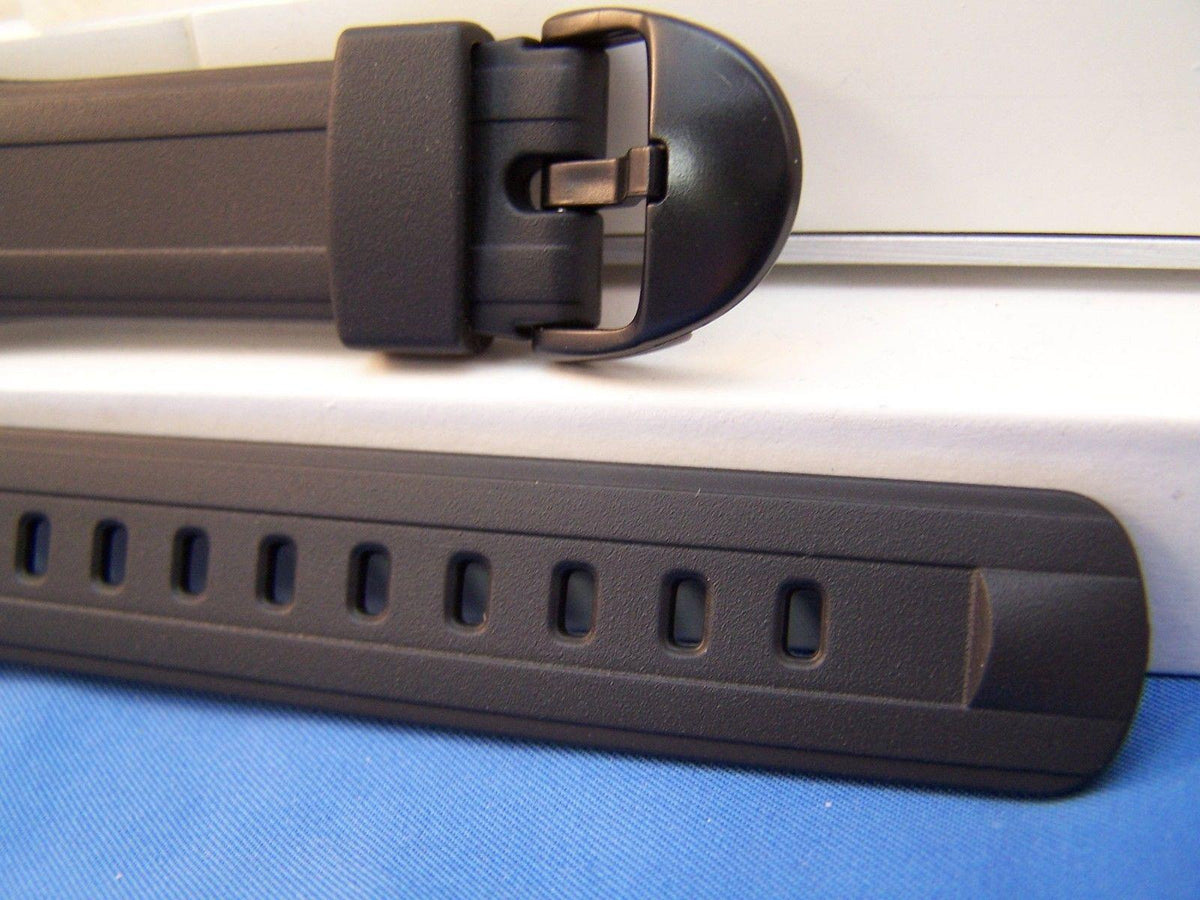 Casio Watchband DB-E30 DataBank Black Rubber Strap