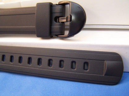 Casio Watchband DB-E30 DataBank Black Rubber Strap