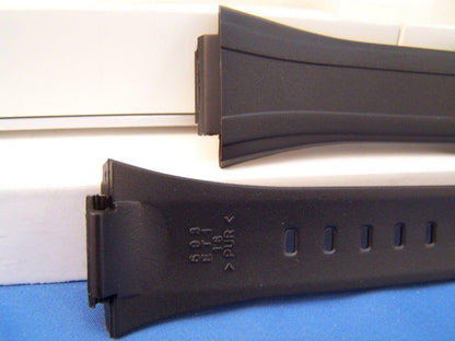 Casio Watchband DB-E30 DataBank Black Rubber Strap