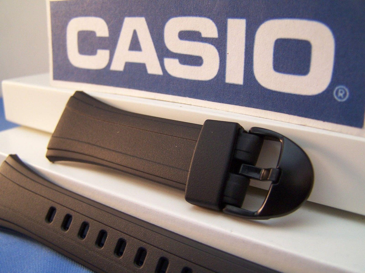 Casio Watchband DB-E30 DataBank Black Rubber Strap