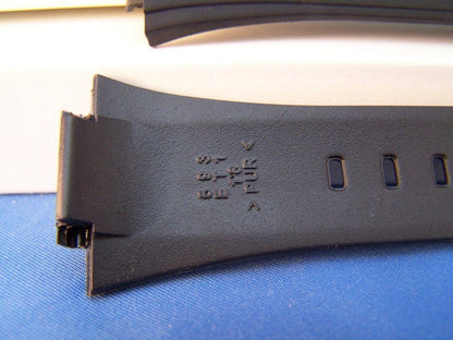 Casio Watchband DB-E30 DataBank Black Rubber Strap
