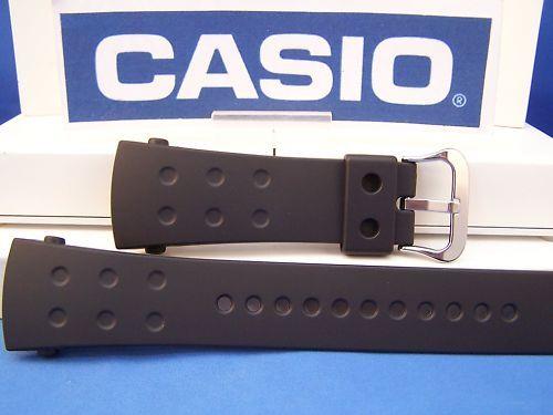 Casio Watchband G-8000 Black Resin Strap G-Shock