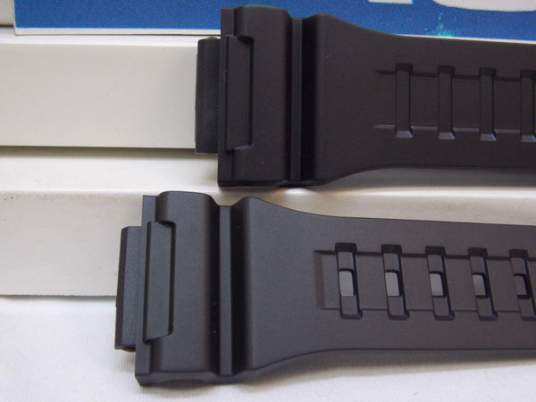 Casio watchband STL-S100. Black Rubber  for Tough Solar Lap Memory 120