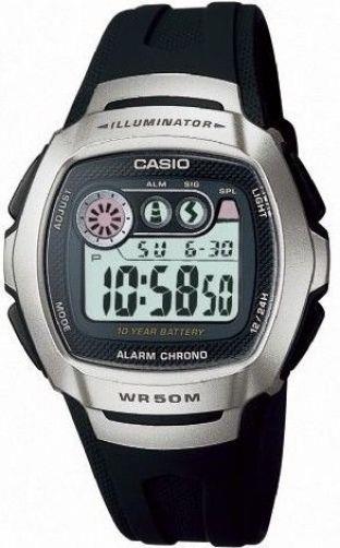 Casio watchband W-751 black Resin sport band