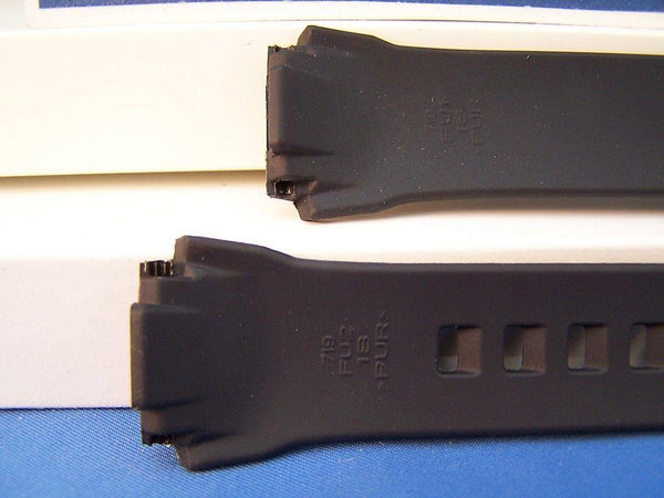 Casio watchband WV-58. Black Resin Wave Ceptor