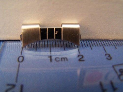 Citizen watchband AD6060 20mm Stainless Steel Curved End Logo Bracelet