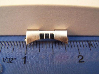 Citizen watchband AD6060 20mm Stainless Steel Curved End Logo Bracelet