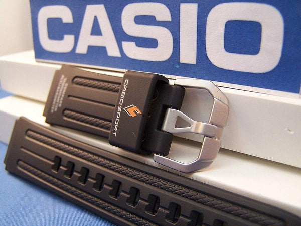 Casio watchband PRG-80, PAW-1100, PAG-80, PRW-1000. Pro Trek Black Rubber