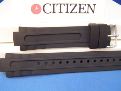 Citizen Watchband BN0070 -09e. Pro Divers 300m Eco Drive Black Rubber Strap