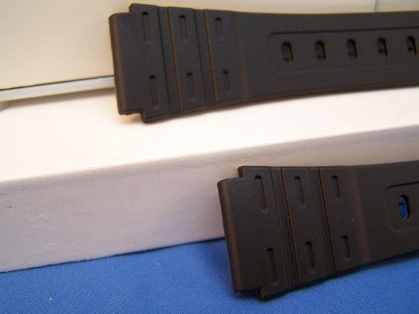 Casio Watchband W-59, W-85, JC-30, W-64. 18mm Black Rubber Sports Strap