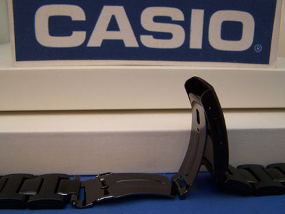 Casio Watchband GW-M5600 G-Shock Black PVD Bracelet Also Fits DW-5600E