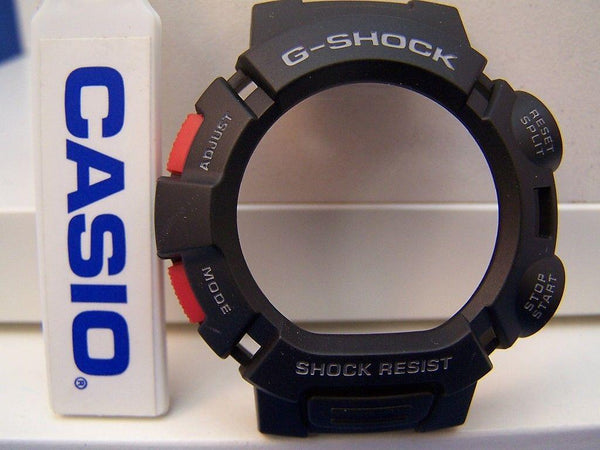 Casio Watch Parts G-9000 -1 Mudman Bezel/Shell Black w/Red Buttons white Letters