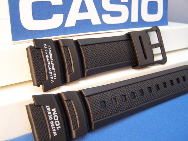 Casio watchband SGW-400 & SGW-300 Blk Rub  Twin Sensor Altimeter/Barometer