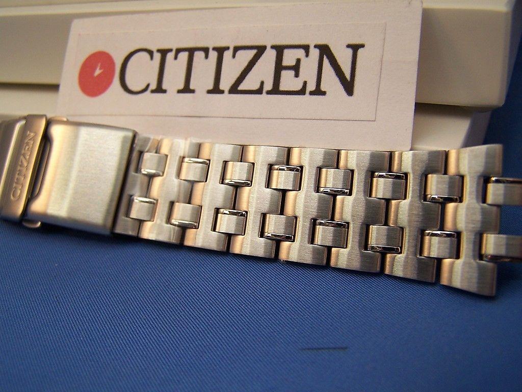 Citizen watchband Caliber 2100 Mod# AV0031 -59a Stainless Solid Linked Bracelet