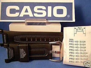 Casio watchband PRG-40. Pro Trek Triple Sensor black Rub .Also fits Pag-40