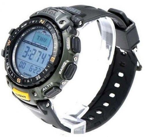 Casio watchband PRG-40. Pro Trek Triple Sensor black Rub .Also fits Pag-40