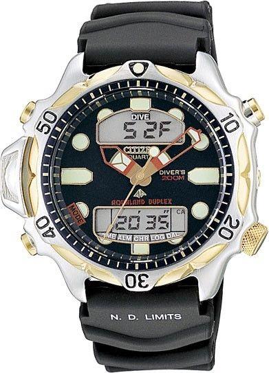 Citizen Watchband.Hyper Aqualand 20mm Wide 24mm at Shoulder Silver Logo Buckle