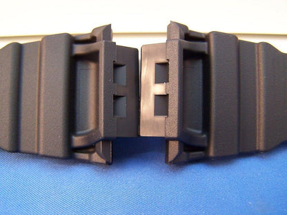 Casio Watchband GXW-56 GB-1V.G-Shock Mud Resist Black Resin Strap gold buckl