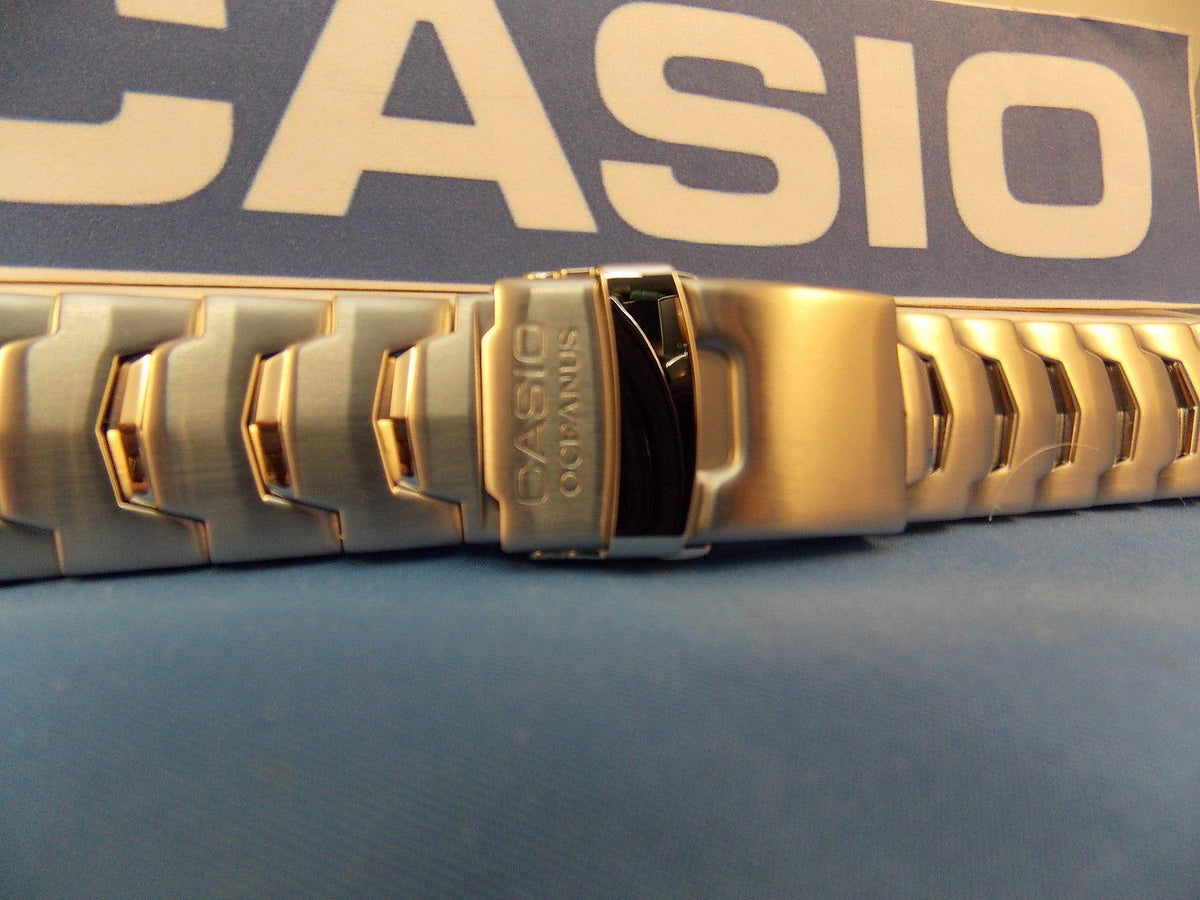 Casio watchband OC-505D Bracelet  all steel silver tone. Discontinued Last one