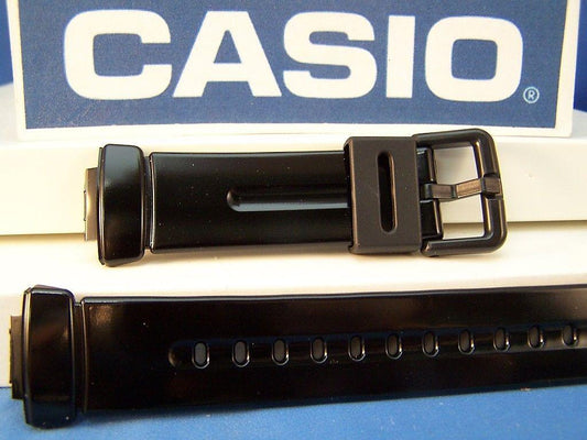 Casio watchband BG-169 A-1AVVC. Baby-G. Shiny Black Rubber