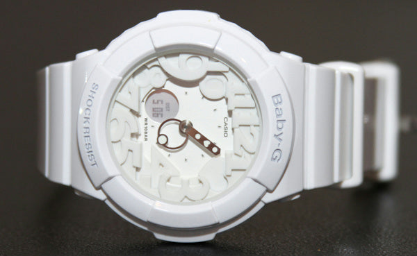 Casio Watchband BGA-131 -7 White Rubber Baby-G. G-Shock Watchband / Strap