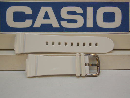 Casio Watchband BGA-131 -7 White Rubber Baby-G. G-Shock Watchband / Strap