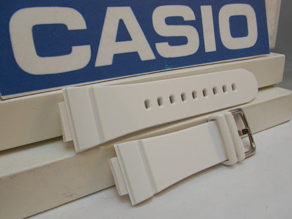 Casio Watchband BGA-131 -7 White Rubber Baby-G. G-Shock Watchband / Strap
