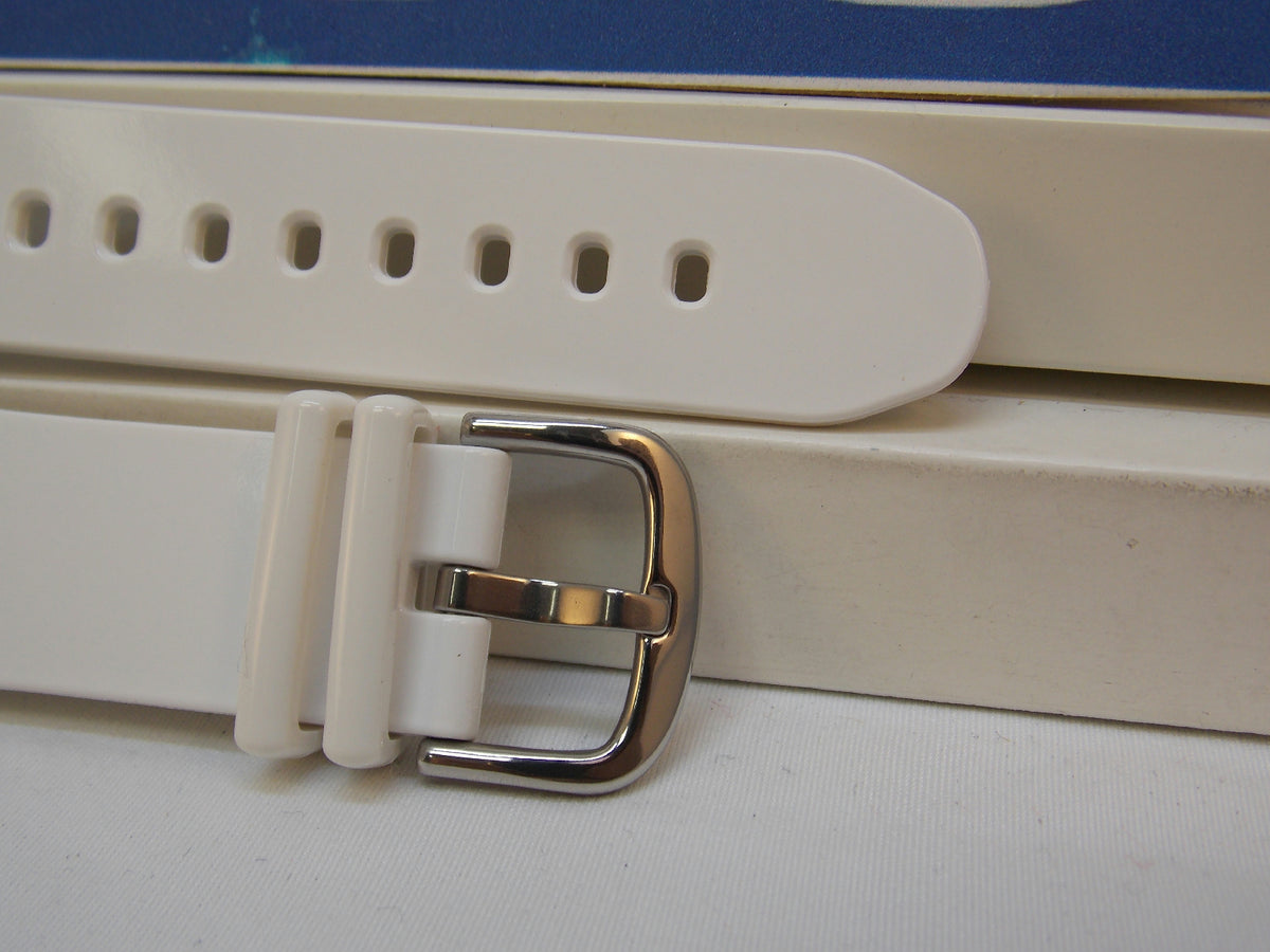 Casio Watchband BGA-131 -7 White Rubber Baby-G. G-Shock Watchband / Strap