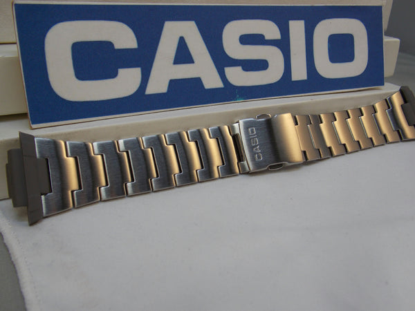 Casio watchband DB-E30 D Bracelet Steel / Silver Tone Data Bank Watchband