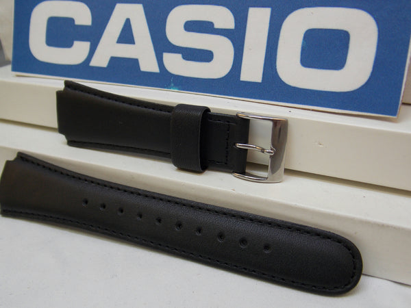 Casio watchband CPW-500 HL-1 Leather Black  for Prayer Compass Watch
