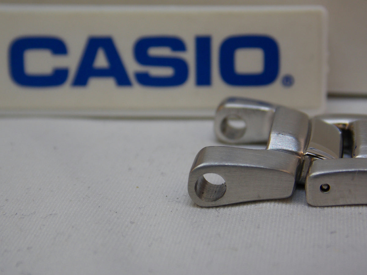 Casio watchband GW-2000 D Bracelet All Steel Silver Tone w P/Button Release