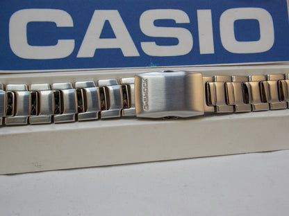 Casio watchband GW-2000 D Bracelet All Steel Silver Tone w P/Button Release