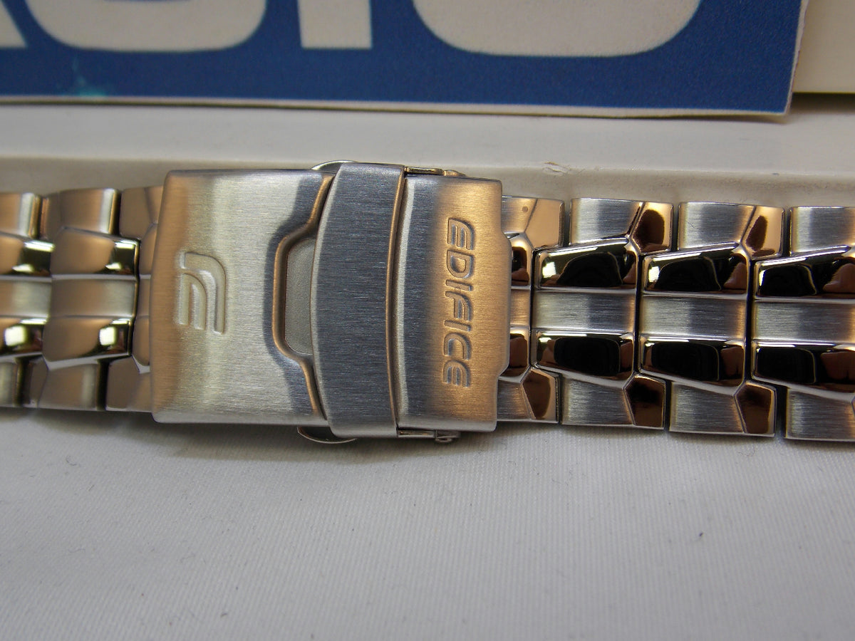 Casio watchband EF-550 D Bracelet Steel Silver Tone  Edifice / Watchband
