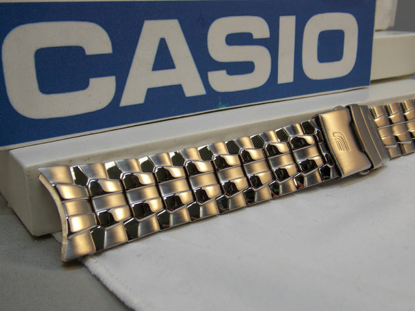 Casio watchband EF-550 D Bracelet Steel Silver Tone  Edifice / Watchband
