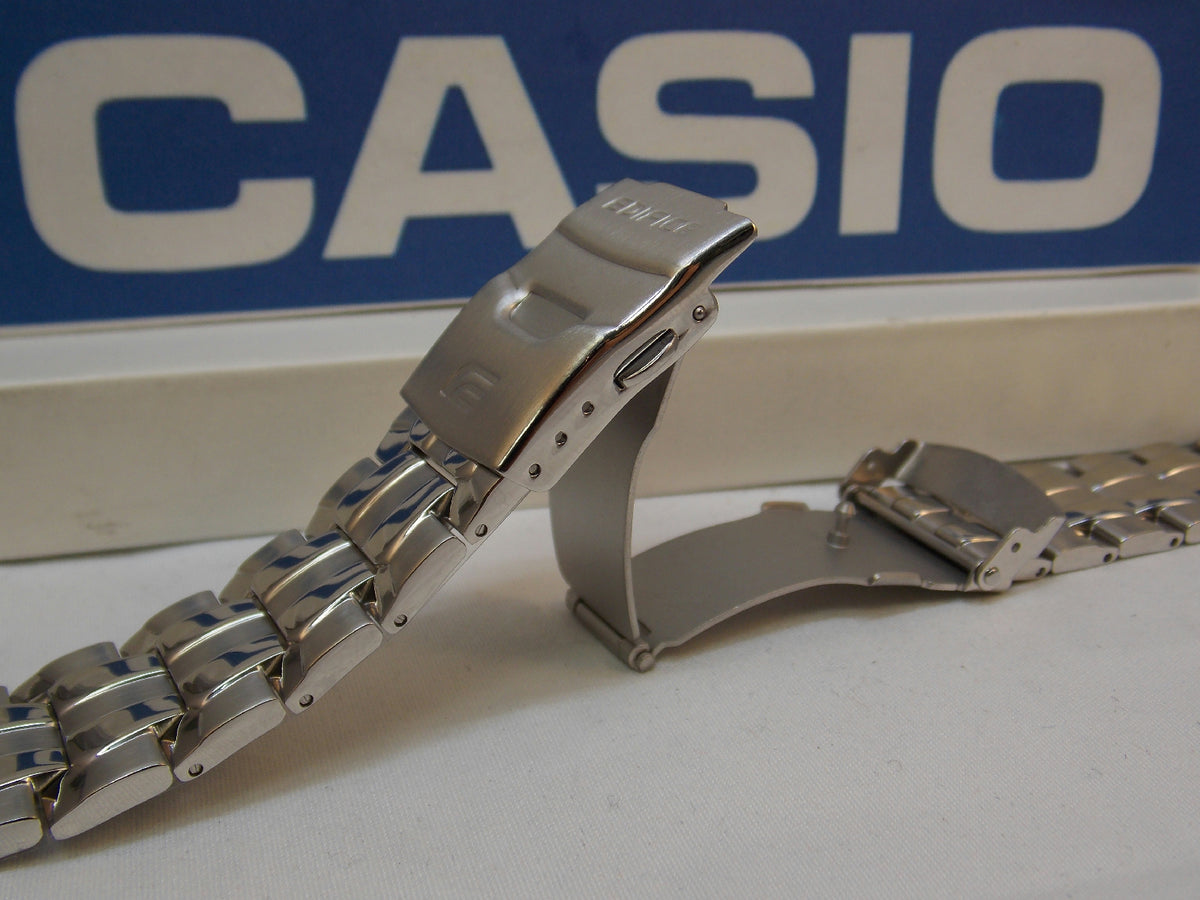 Casio watchband EF-550 D Bracelet Steel Silver Tone  Edifice / Watchband