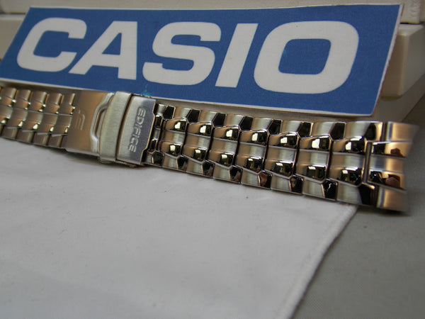 Casio watchband EF-550 D Bracelet Steel Silver Tone  Edifice / Watchband
