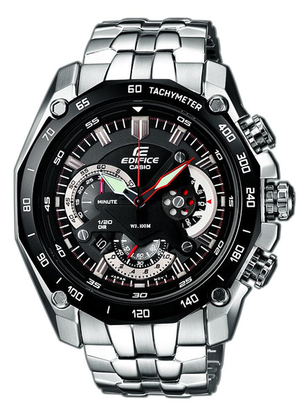 Casio watchband EF-550 D Bracelet Steel Silver Tone  Edifice / Watchband