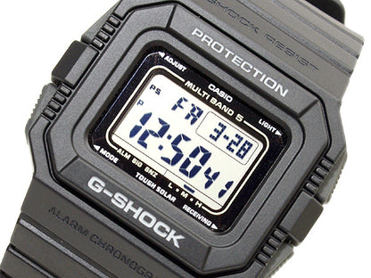 Casio Watch Parts GW-5500 3 piece Bezel black / white Letters. Also fits G-5500