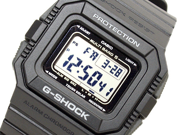 Casio Watch Parts GW-5500 3 piece Bezel black / white Letters. Also fits G-5500