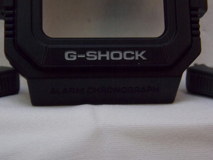 Casio Watch Parts GW-5500 3 piece Bezel black / white Letters. Also fits G-5500