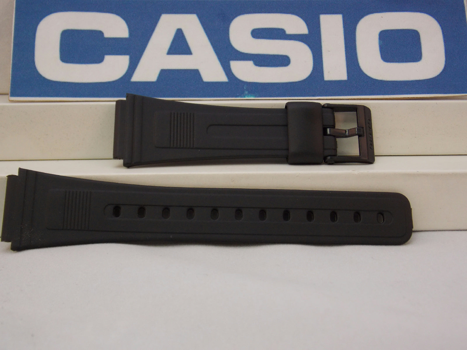 Casio watchband AB-10, AB-20, DB-53, DB-55, DBA-80, FB-52.Black  Watchband