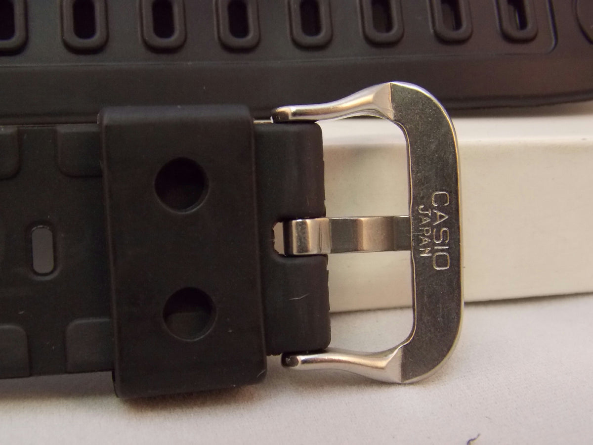 Casio Watchband DW-310, DW-330 Black Strap Watchband 300m